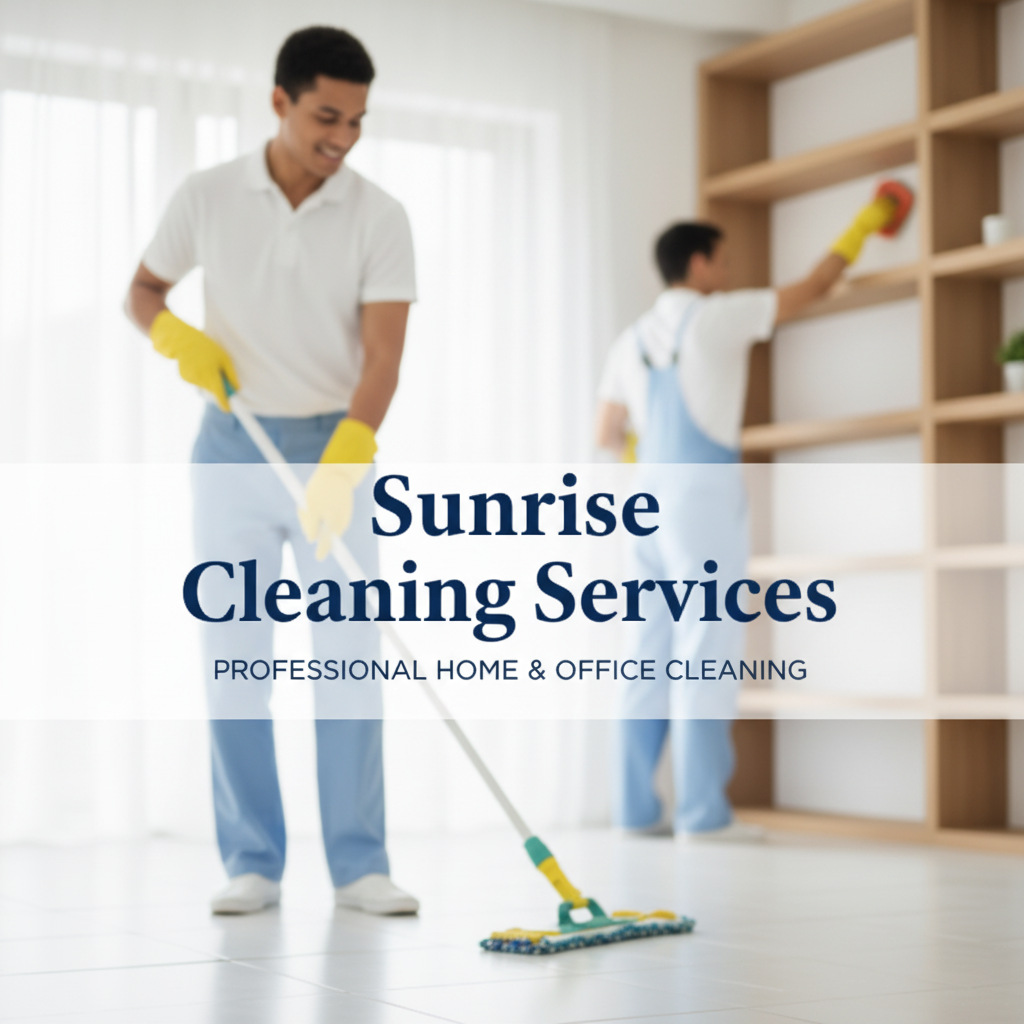 Office cleaning in Abbotsford – Sunrise Cleaning Services team at work